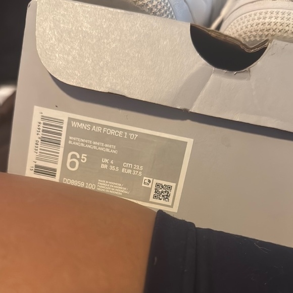 Nike Air Force 1 Low White Sneakers - Picture 3 of 3